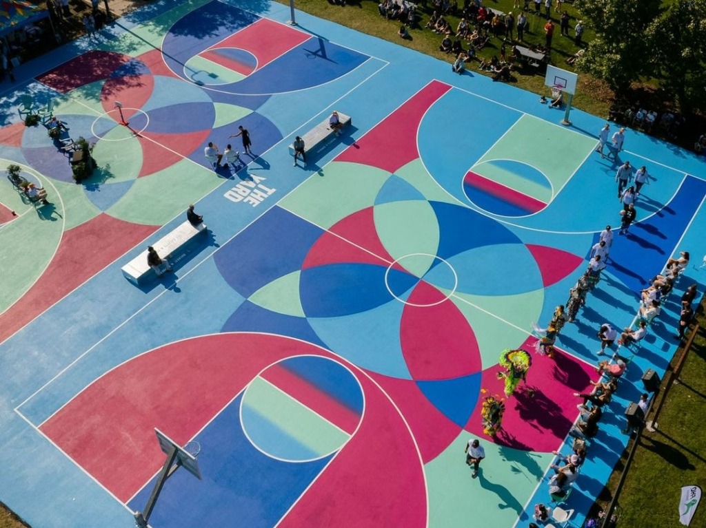 Buckets & Borders Supports Community-Led Court Restorations | Courts of ...