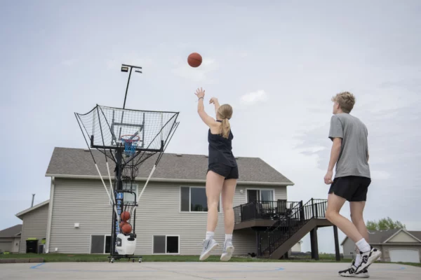 Courts of the World Partners with Dr. Dish — The #1 Selling Basketball Shooting Machine