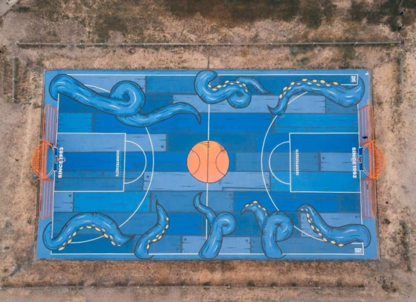 The UK's Brightlingsea Sledgehammers Basketball Court Now Open