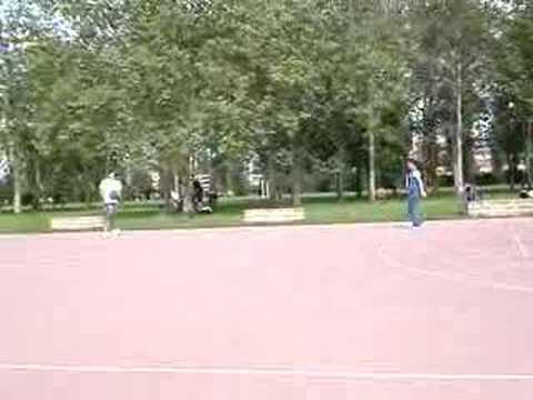 Basketball in the park next to San Siro.