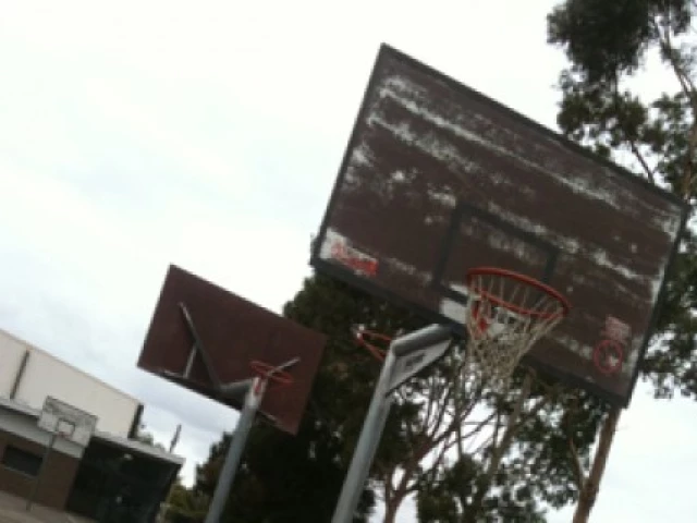 Profile of the basketball court Santa Cruz, Keilor East, Australia