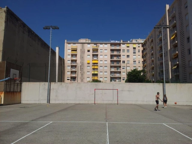 Normal courts - from East side