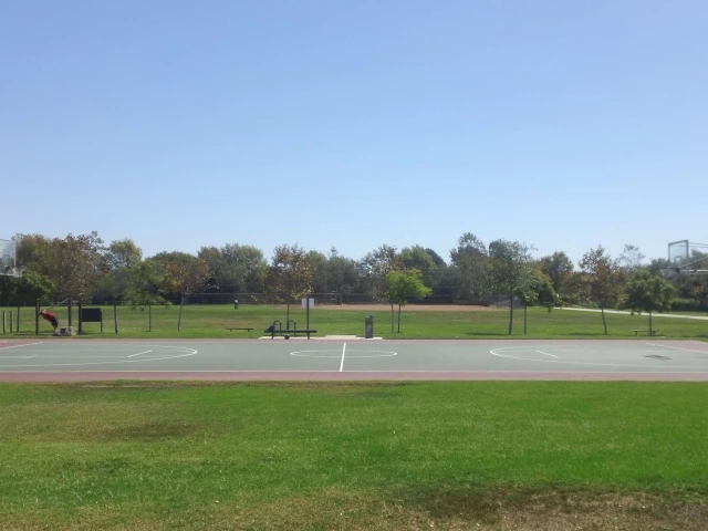 Profile of the basketball court Girsh Park, Goleta, CA, United States