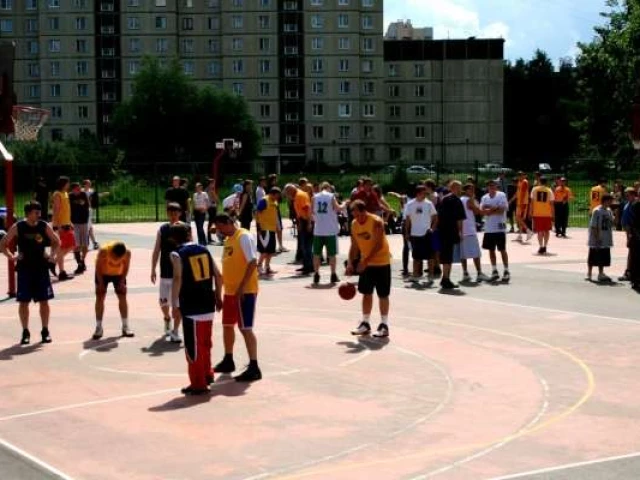 Profile of the basketball court Krylenko, Saint Petersburg, Russia