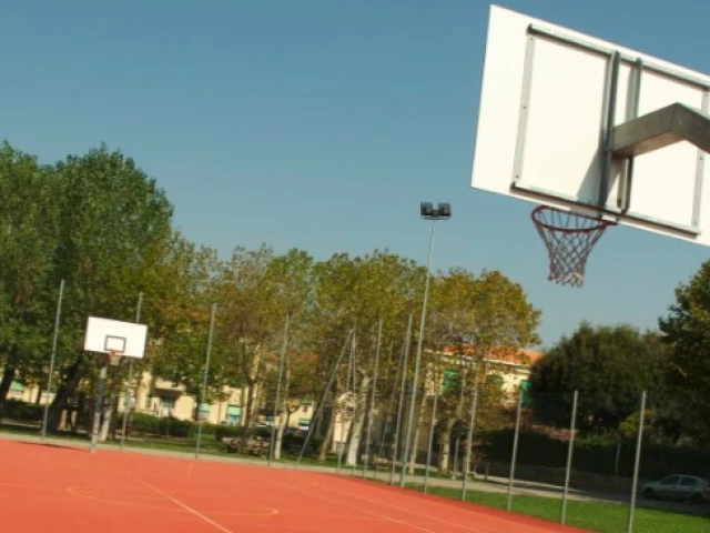 Profile of the basketball court Enal Piaggio Outside Playground, Pontedera, Italy