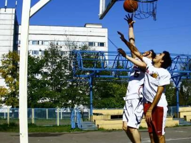 Profile of the basketball court Krylatsky Hills, Moscow, Russia