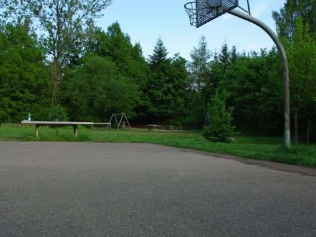 Basketballanlage am Hundedressurplatz