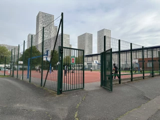 Photo of the basketball court “Stade George Carpentier” in Paris, France