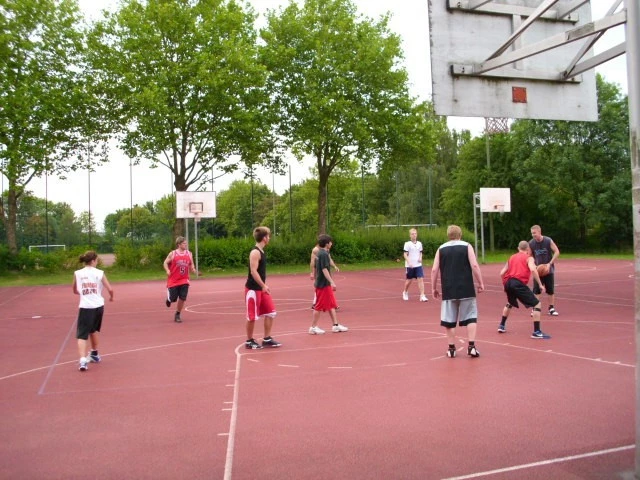 Profile of the basketball court Hohenhorst, Recklinghausen, Germany