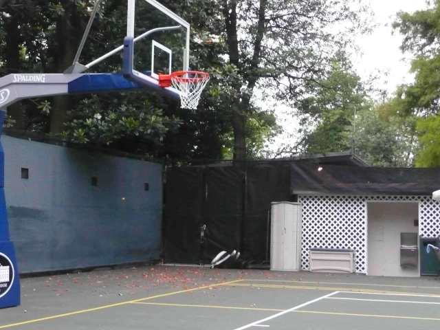 Obama's Basketball Court at The White House