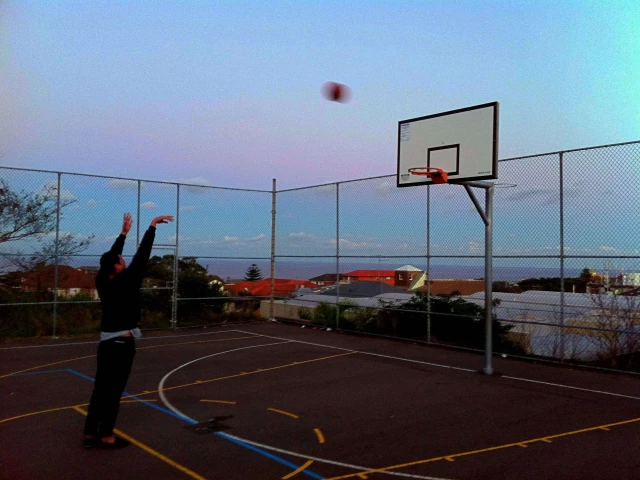 Profile of the basketball court Clovelly School Court, Clovelly, Australia