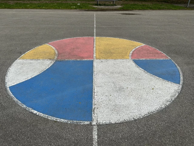 Profile of the basketball court Stade de Vidy, Lausanne, Switzerland