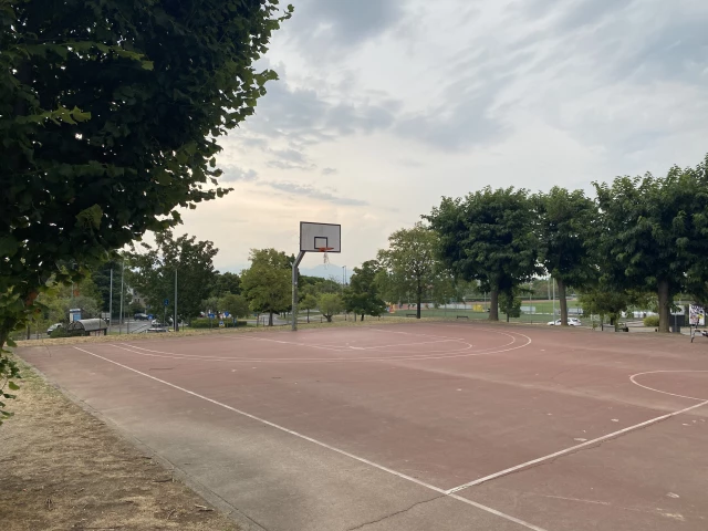 Profile of the basketball court Parco delle Piscine, Desenzano del Garda, Italy