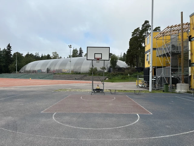 Profile of the basketball court Meilahden kenttä, Helsinki, Finland