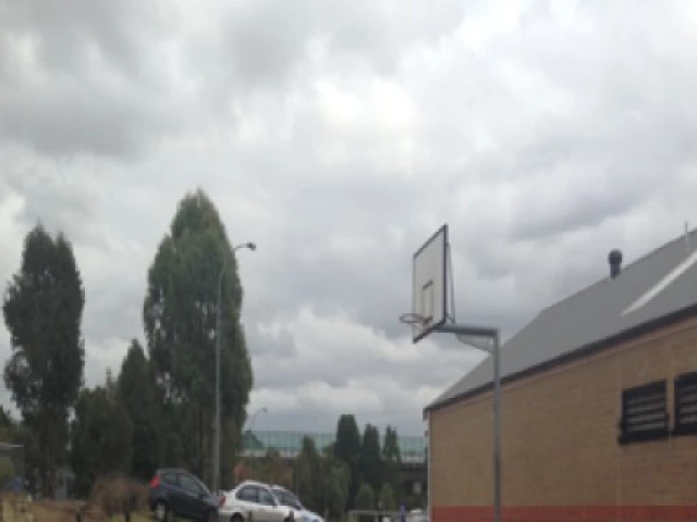 Decent half court on a cloudy day.
