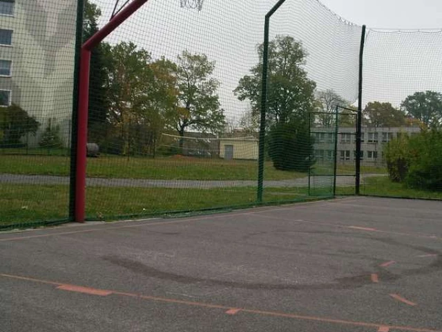 Profile of the basketball court Letná, Jablonec nad Nisou, Czechia
