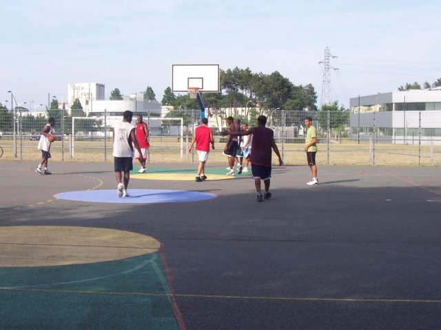 Profile of the basketball court Saige Park, Bordeaux, France