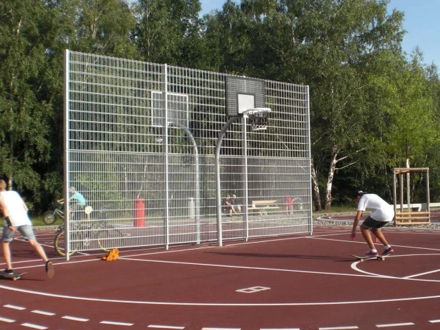 Profile of the basketball court Park am Gleisdreieck, Berlin, Germany