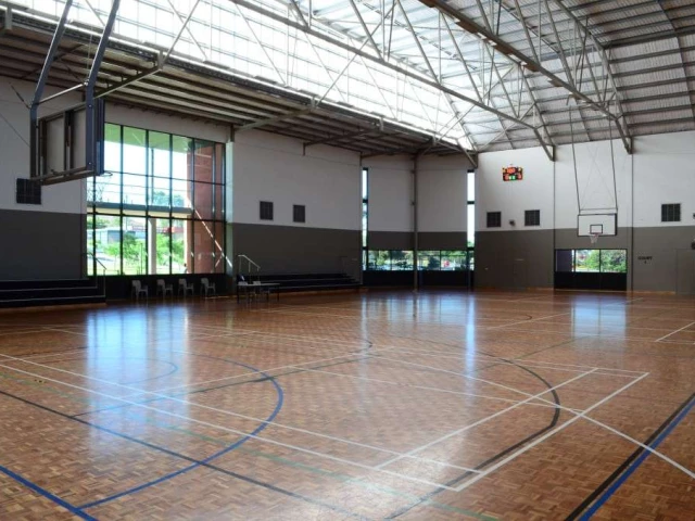 Profile of the basketball court The Rise, Maylands, Australia