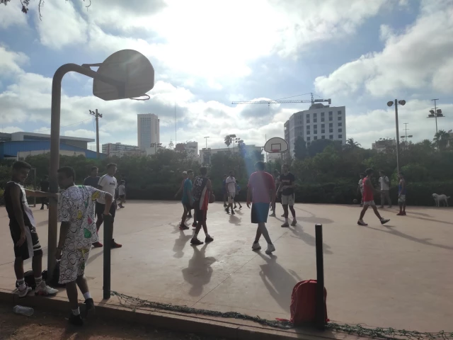 Profile of the basketball court Parc de Jeux Yasmina, Casablanca, Morocco