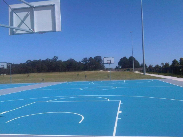 Brand new outdoor courts.