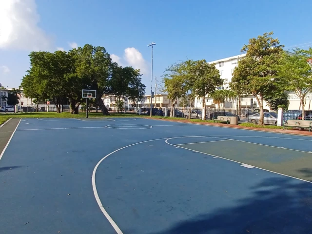 Profile of the basketball court Tatum Park, Miami Beach, FL, United States