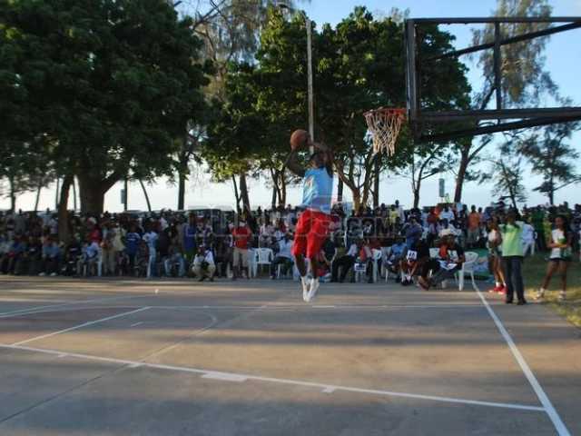Profile of the basketball court Spiders Basketball Grounds, Dar Es Salaam, Tanzania