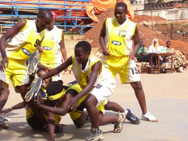 Profile of the basketball court Kampala YMCA, Kampala, Uganda