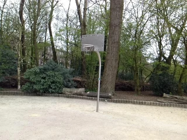 Profile of the basketball court Sarphatipark, Amsterdam, Netherlands
