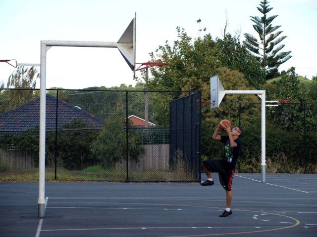 Profile of the basketball court Doncaster East Playground, Doncaster East, Australia