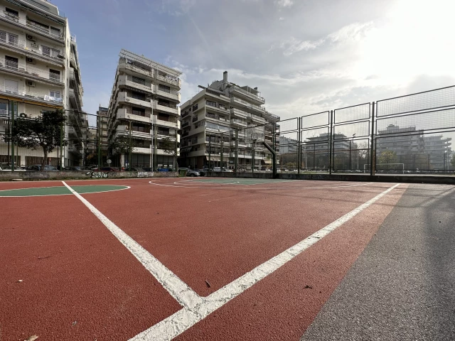 Profile of the basketball court Kimonos Voga, Thessaloniki, Greece