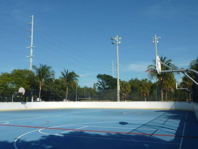 Profile of the basketball court Marathon Community Park, Marathon, FL, United States
