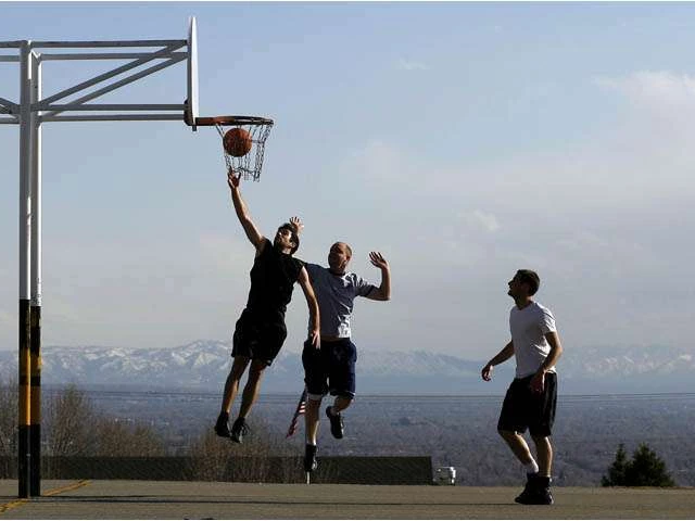 Profile of the basketball court 11th Ave Park, Salt Lake City, UT, United States