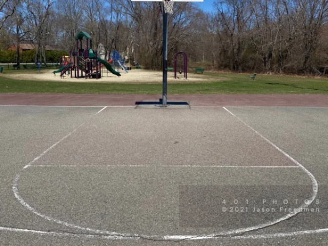 Profile of the basketball court Agawam-Flynn Playground, Rumford, RI, United States