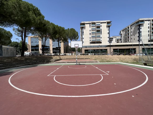 Profile of the basketball court Martiri dei Lagher Court, Perugia, Italy