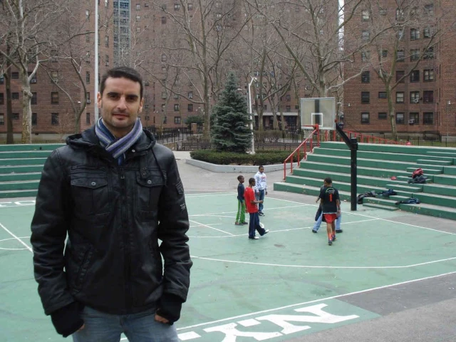 Profile of the basketball court Kingdome, New York City, NY, United States