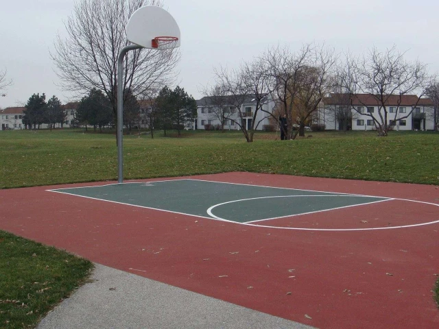 Profile of the basketball court Summit Park, Schaumburg, IL, United States