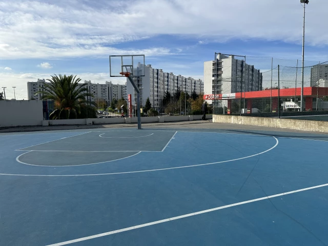 Profile of the basketball court EUL, Lisbon, Portugal