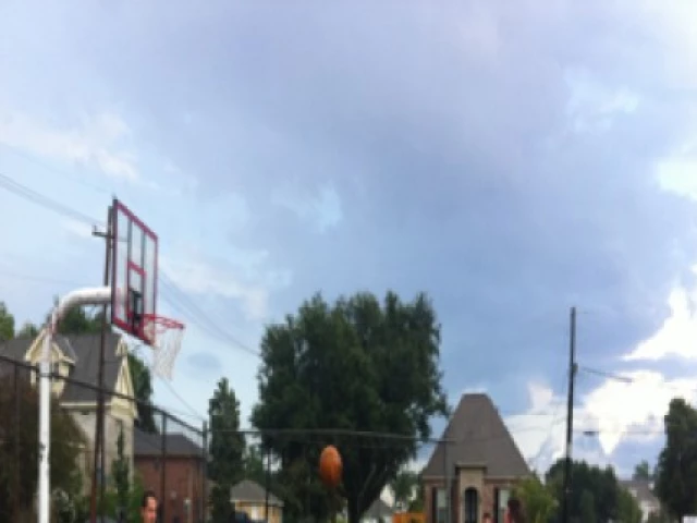 Profile of the basketball court Fleur De Lis Park, New Orleans, LA, United States