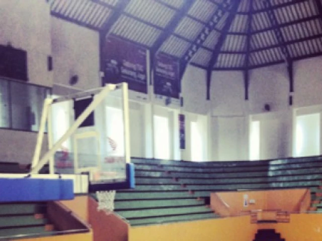 Profile of the basketball court GOR Purna Krida, Kerobokan, Indonesia