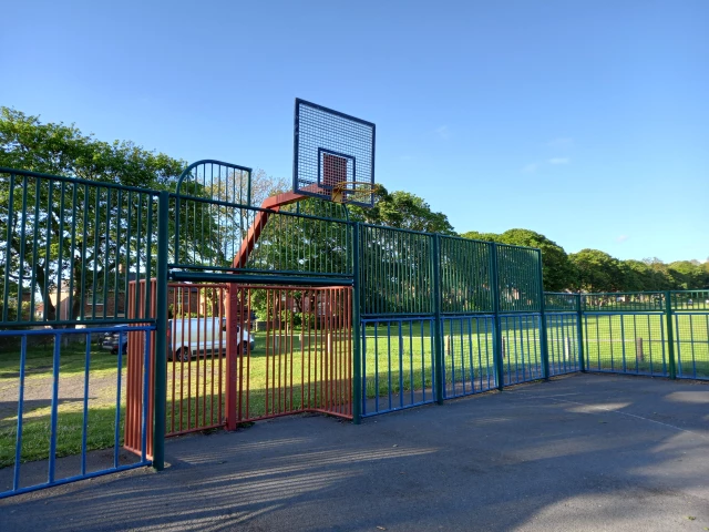 Profile of the basketball court Cleadon Park, South Shields, United Kingdom