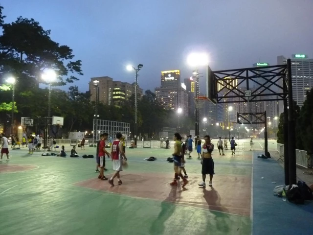 Profile of the basketball court Victoria Park, Hong Kong, Hong Kong