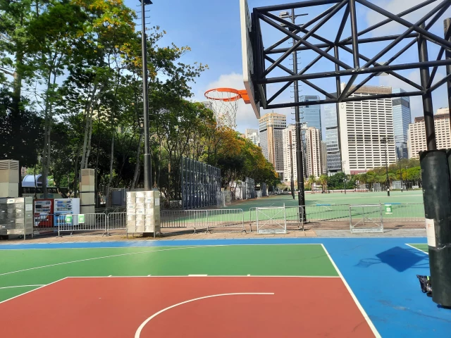 Profile of the basketball court Victoria Park, Hong Kong, Hong Kong