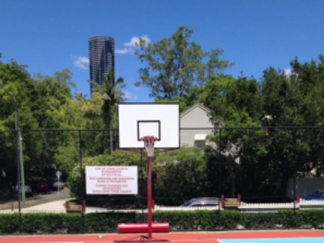 Profile of the basketball court GT (Gregory Terrace), Spring Hill, Australia