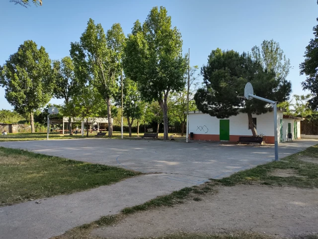 Profile of the basketball court Campo de las Aguas, Cornellà de Llobregat, Spain