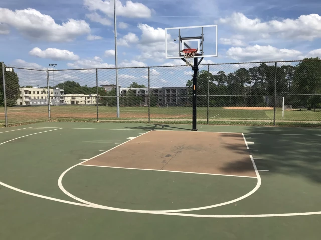 Profile of the basketball court Veterans Park, Charlotte, NC, United States