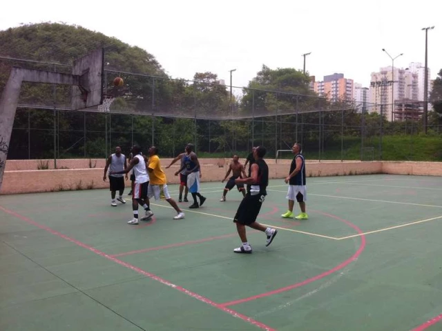Profile of the basketball court Parque Sampaio, Sao Paulo, Brazil