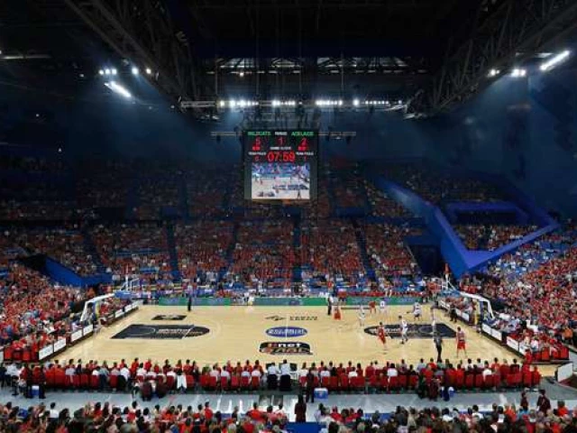 Profile of the basketball court Perth Arena, Perth, Australia