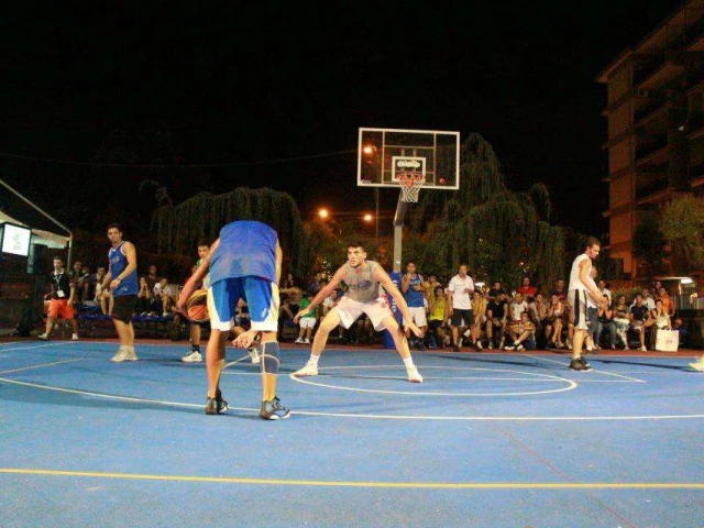 Profile of the basketball court Playground Pontecagnano, Pontecagnano Faiano, Italy