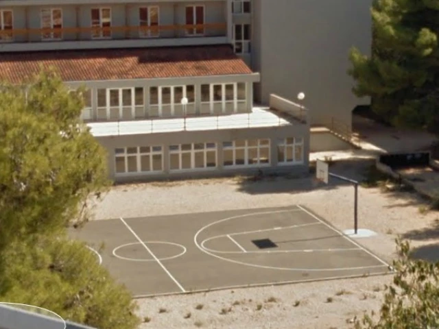 Profile of the basketball court Šubićevac Student Dorm Court, Šibenik, Croatia